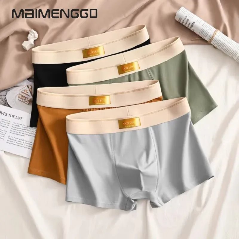 Men Underwear Cotton BoxerShorts Hombre Panties Man Breathable Underpants Sexy Sports Comfort Male Boxers Large Size L-7XL