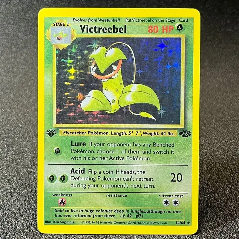 PKM Foil Cards Charizard Blastoise Venusaur Alakazam Mewtwo Zapdos Raichu 1996 1st Edition Game Collection PTCG Proxy Cards