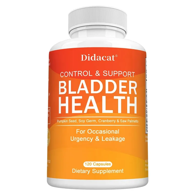 Bladder Control - with Cranberry Pumpkin Seed Extract - Urinary Tract Health Supports Healthy Urination - 120 Capsules