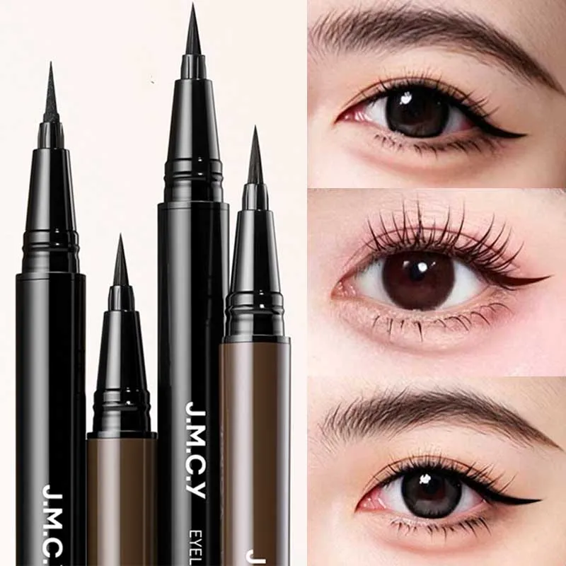 1 Pcs Black Color Eye Make-up Liquid Eyeliner Lasting Waterproof Non Fading Beauty Makeup Tools Quick Dry Non Halo Dye Eyeliner