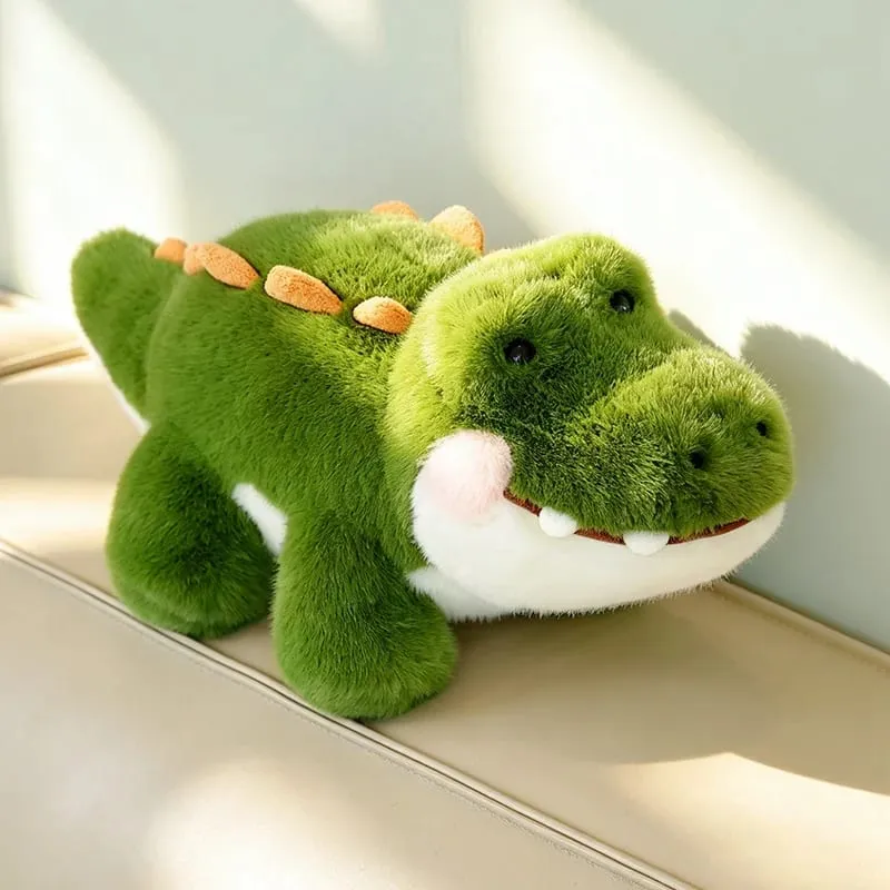 Lovely Crocodile Plush Chubby Animal Cute Huggable Pillow Sofa Backrest Home Bed Decro — image 4