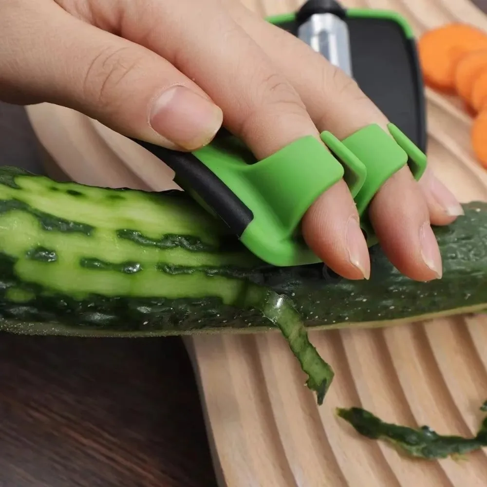 Vegetable Fruit Peeler Parer Cutter Slicer for Kitchen Dining Multifunctional Paring Knife Kitchen Cooking Tools Gadgets Helper — image 1