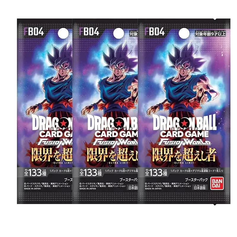 FB01-06 Booster Packs SUPER CARD GAME Fusion World TCG Collection Card Child Toy