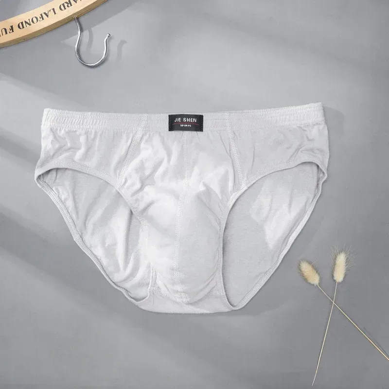 1PC Cotton Briefs Men's Comfortable Underpants Male Breathable Underwear Lingerie Panties Plue Size Xl -5XL