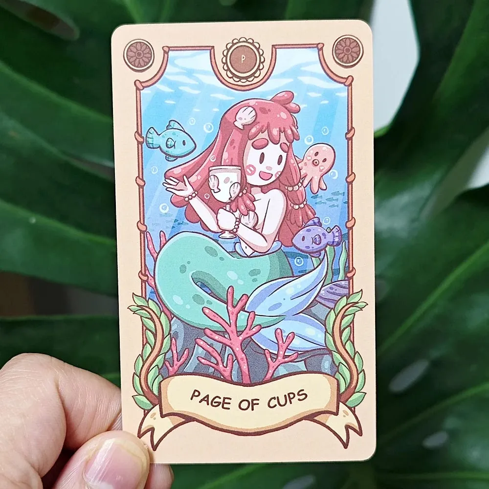 10.3*6cm Joyful Journey Tarot Rider-waite System Cartoon Cute Tarot Deck 79 Pcs Cards (includes 1 Special Card)