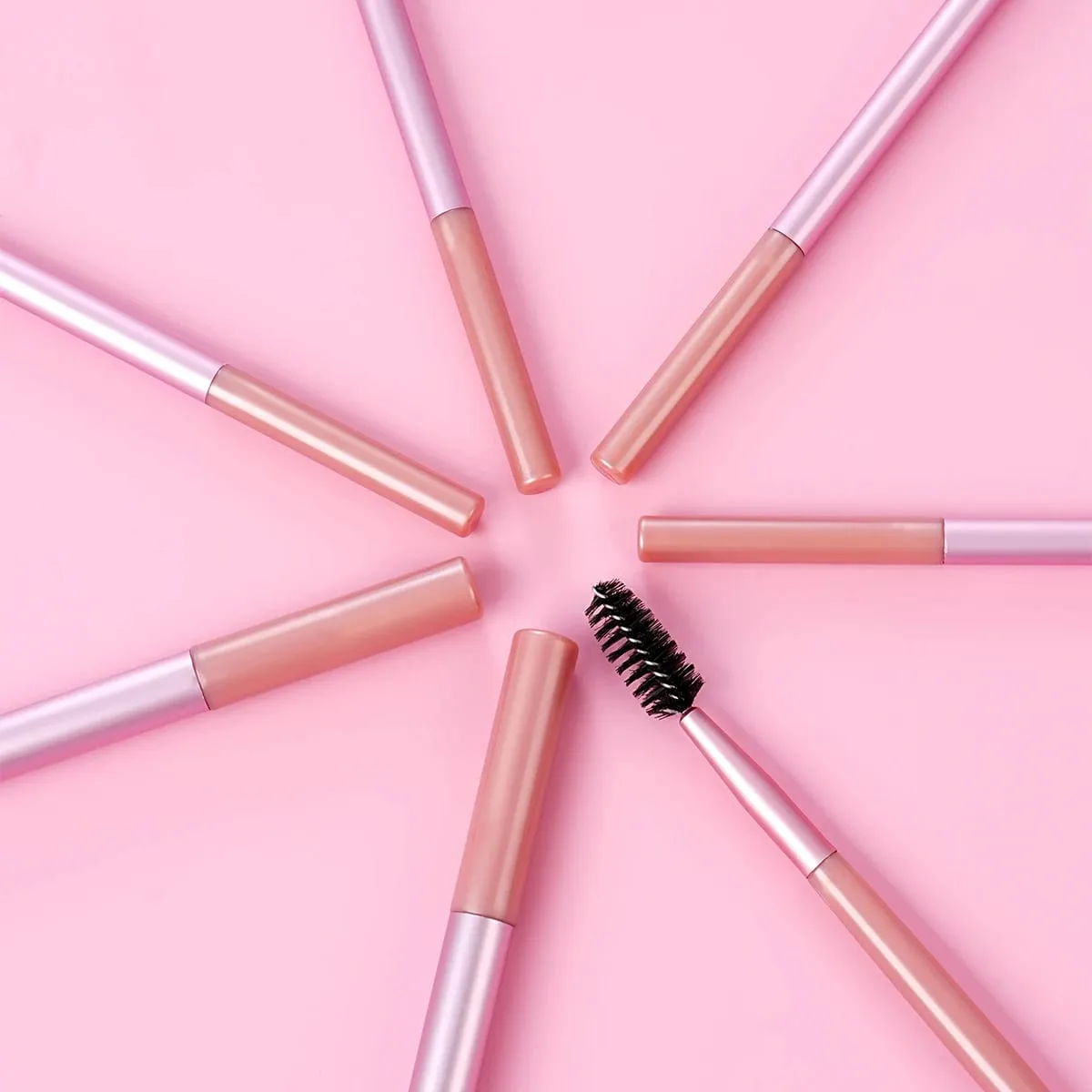 9 PCS Makeup Brush Set Soft Bristles Include Professional Eye Makeup Brushes Eyebrow Razor Silicone Eyeliner Stencils — image 3