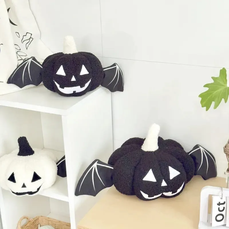 Festive Halloween Pumpkin Plush Pillow Soft Cushion Set Ghost Toy Gift Creative Home Decor for Kids Adults Party Essentials