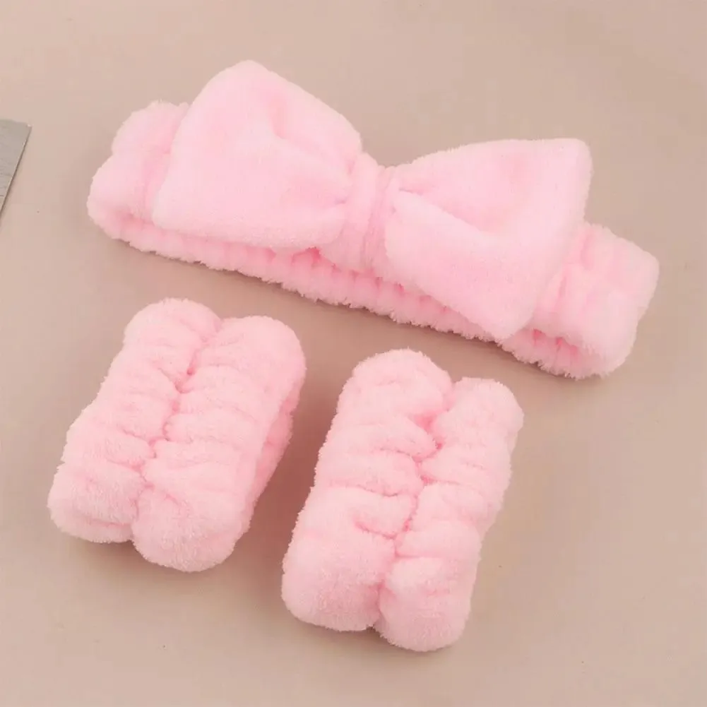 20Pcs Makeup Sponge Set Makeup Blender Triangle Powder Puff Mini Concealer Sponge Face Clean Wash Puff Headband Kit