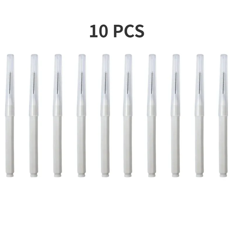 5/10/50PCS Mini Eyebrow Brush Brow Perm Brush Disposable Brow Lifting Brushes Bendable Micro Eyelash Brush Applicators Tools