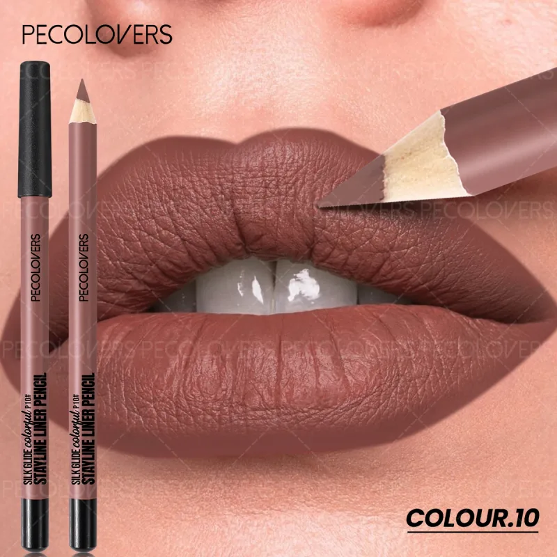 Matte Lipliner Second Back Lip Contour Plump and Charming Lips Non Drying Waterproof Lip Cosmetics Suitable for Beginners