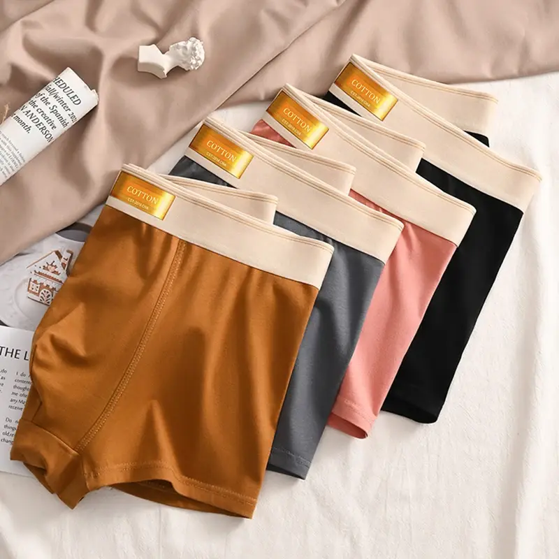3Pcs Soft Cotton Men's Boxers Hombre Panties Man Breathable Underpants Sexy Sports Comfort Large Size L-4XL Male Boxers