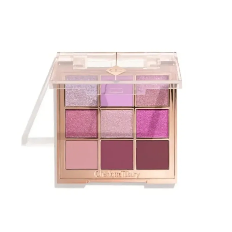 Charlotte Tilbury Eye Shadow Disk Love 2-Colors Powder Blusher Star Pink Powder Blusher Highlight 6-colors Super Nudes Easy Eye
