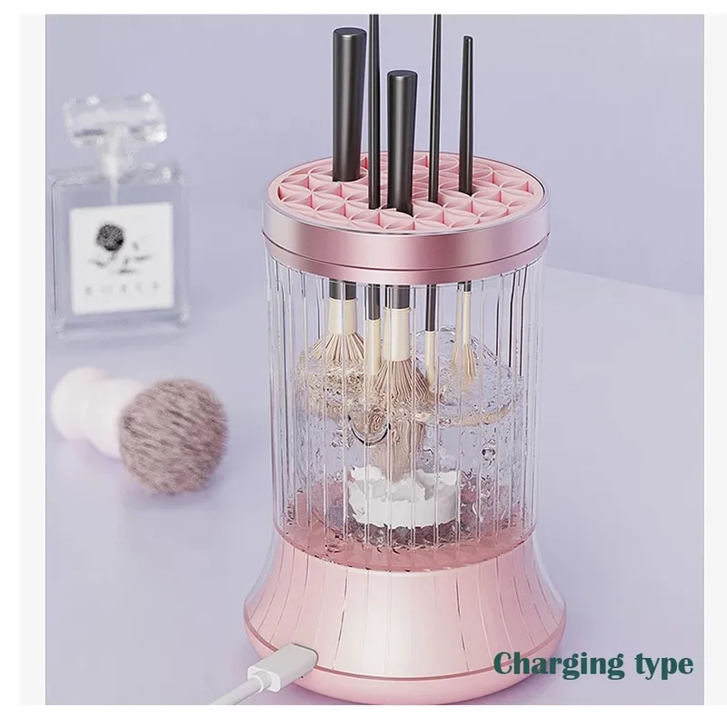 USB Plug Portable Electric Makeup Brush Cleaner Rechargeable Makeup Brushes Cleaning Tool Automatic Makeup Brush Cleaning — image 10