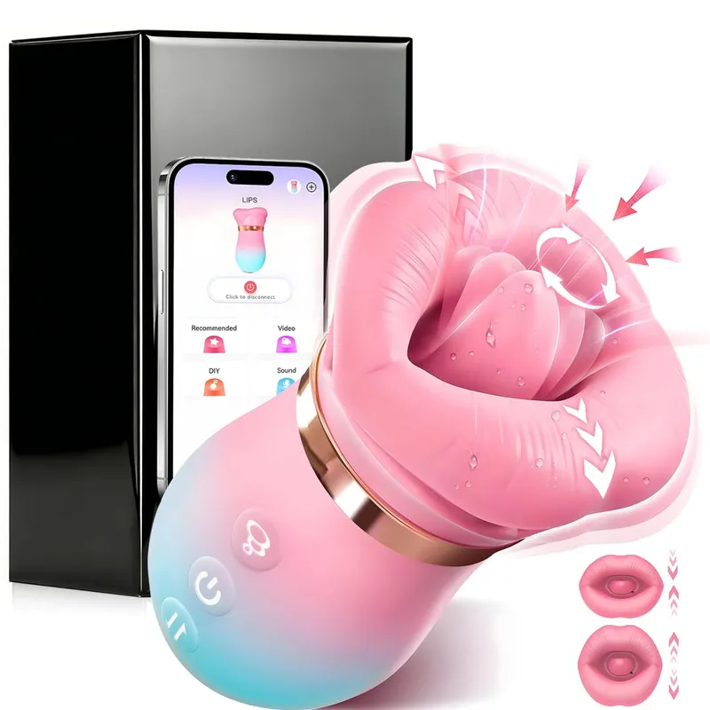 APP Steuerung Saugen Vibrator Zunge Lecken Sauger Weibliche Oral Klitoris Nippel Stimulator Vibrierende Vakuum Sex Spielzeug für Paare