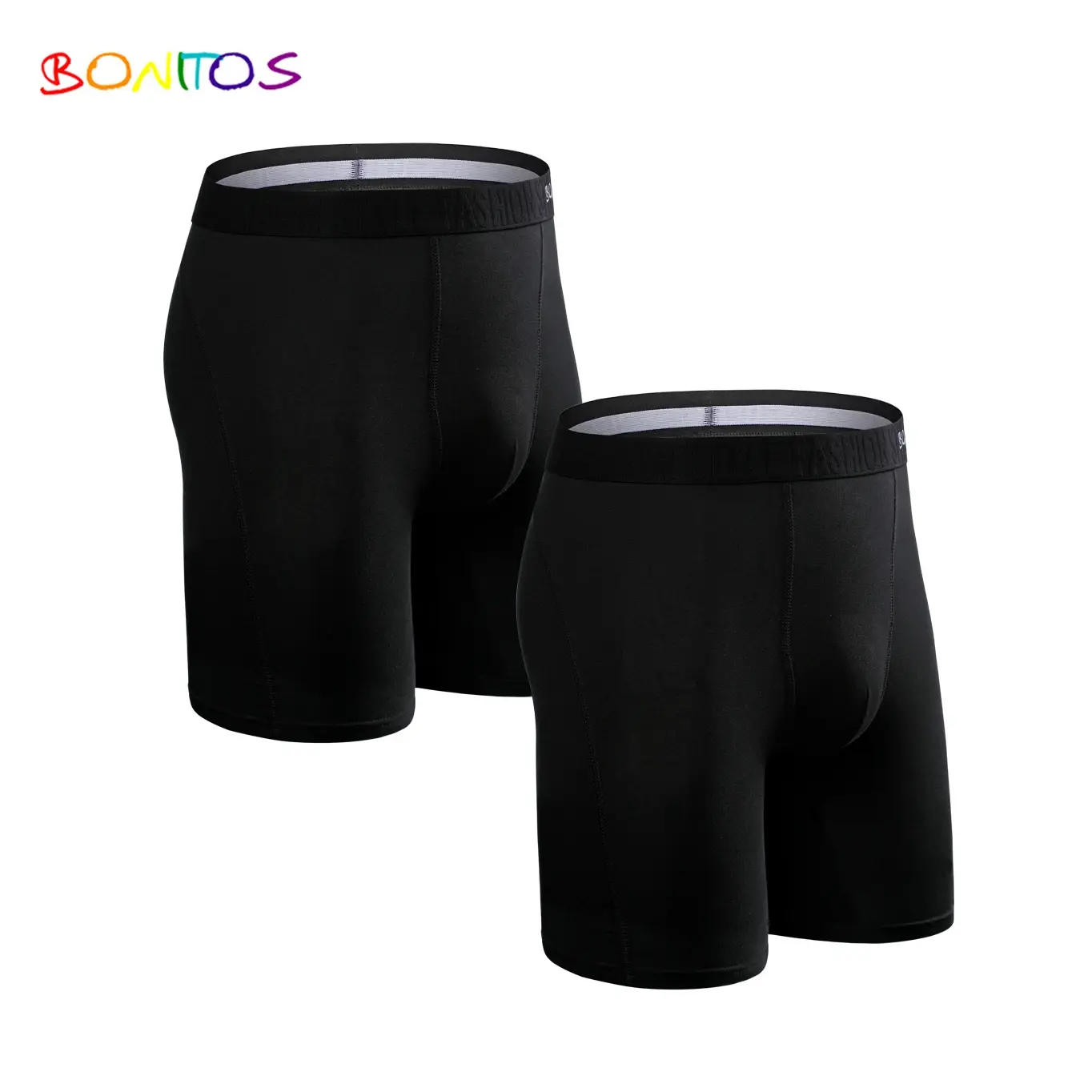 2 Buah Paket Celana Pendek Boxer Kaki Panjang Celana Dalam Pria Kit Celana Dalam Homme Celana Dalam Boxer Celana Dalam Slip untuk Pria Katun Pria Seksi Set Box Gym