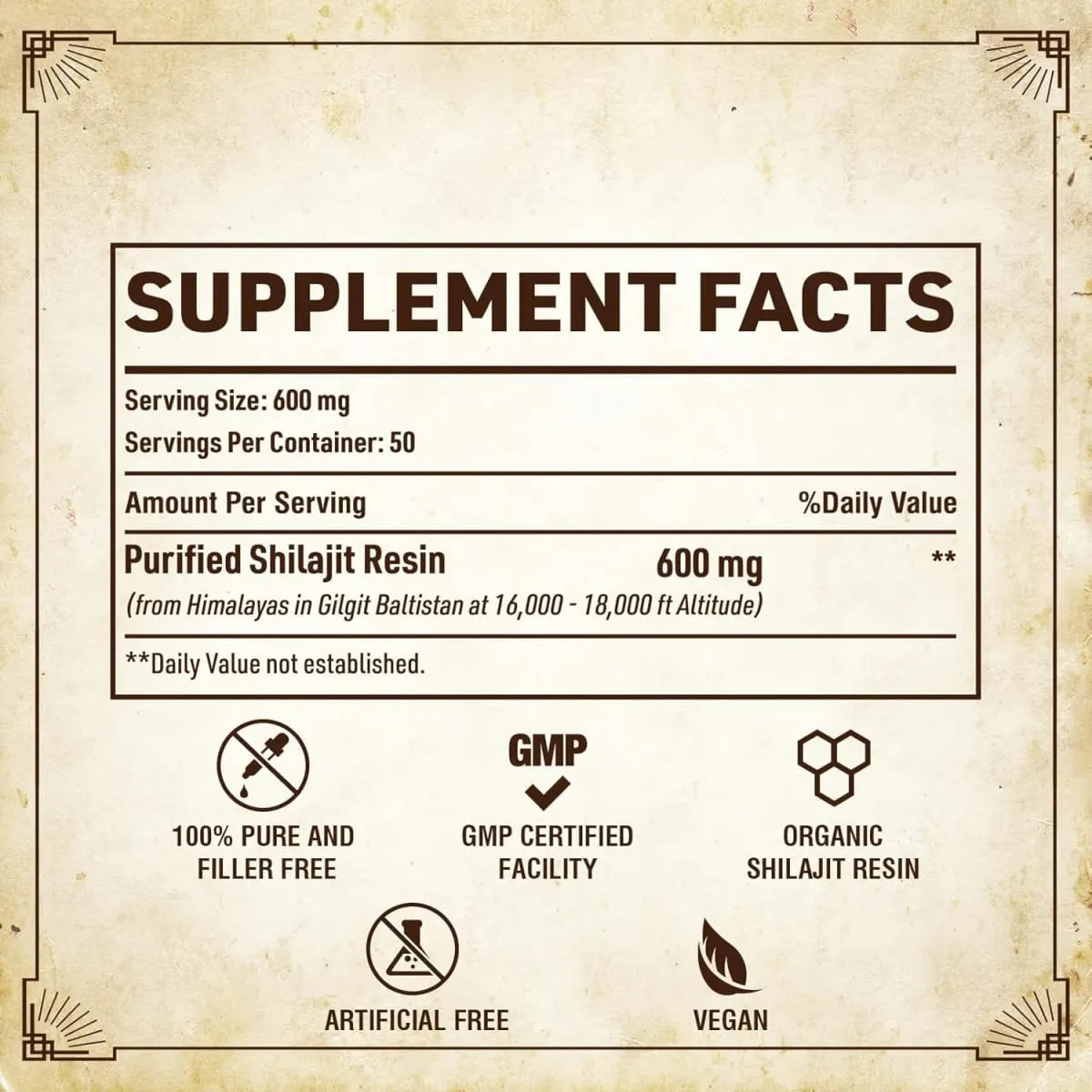 Shilajit Pure Himalayan Organic Shilajit Resin - 600mg Maximum Potency Natural Organic Shilajit Resin with 85+ — image 6