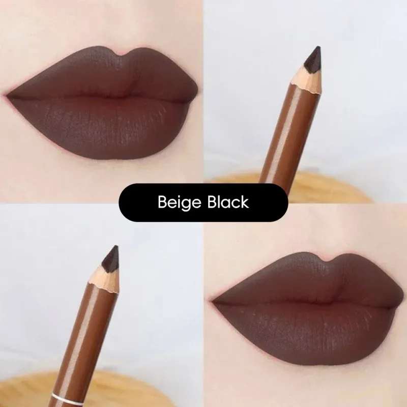 Waterproof Lip Liner Matte Nuede Red Long Lasting Makeup Pens Non-stick Cup Lipstick Women Party Makeup Lip Cosmetics