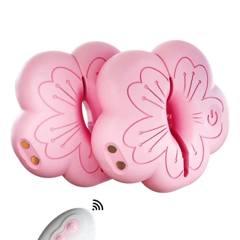Wireless Remote Nipple Clamps Vibrator 10 Vibration Modes Adjustable Nipple Clip Breast Massage Stimulator Sex Toys for Women
