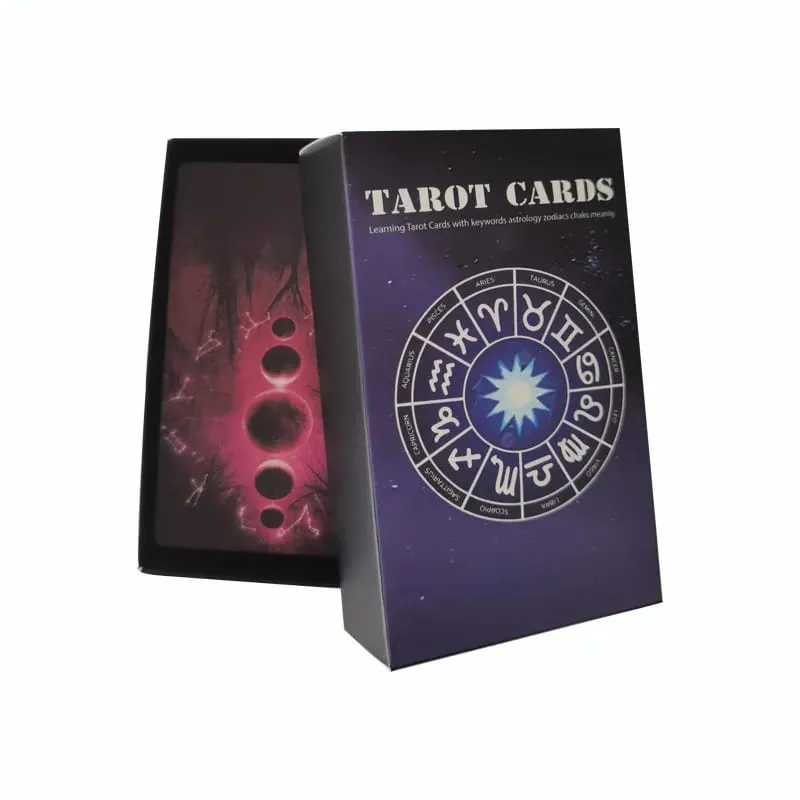 Tarot Cards for Beginners Learning Tarot Deck No Guide Book Needed Tarot Cards with Meanings on Them (Español) 78 Cards Reversed