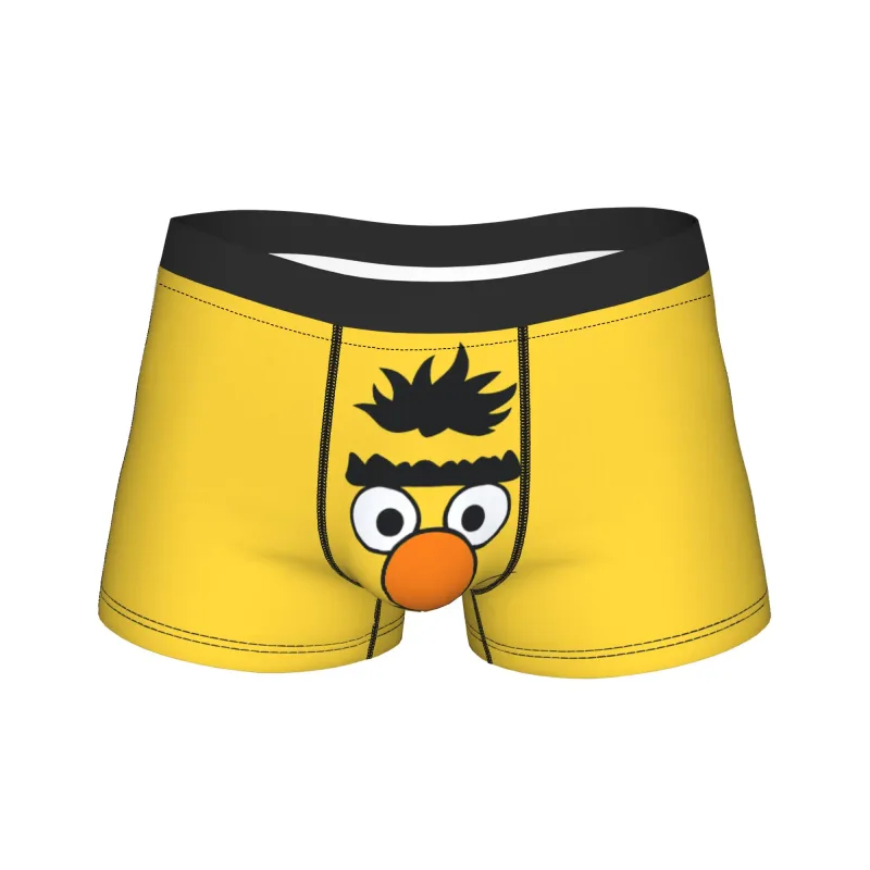 S-Sesames Streets Tango Elmo & Grover Pakaian Dalam Pria Celana Pendek Celana Lucu Boxershorts Bea Cukai Kualitas Kebesaran Celana Dalam