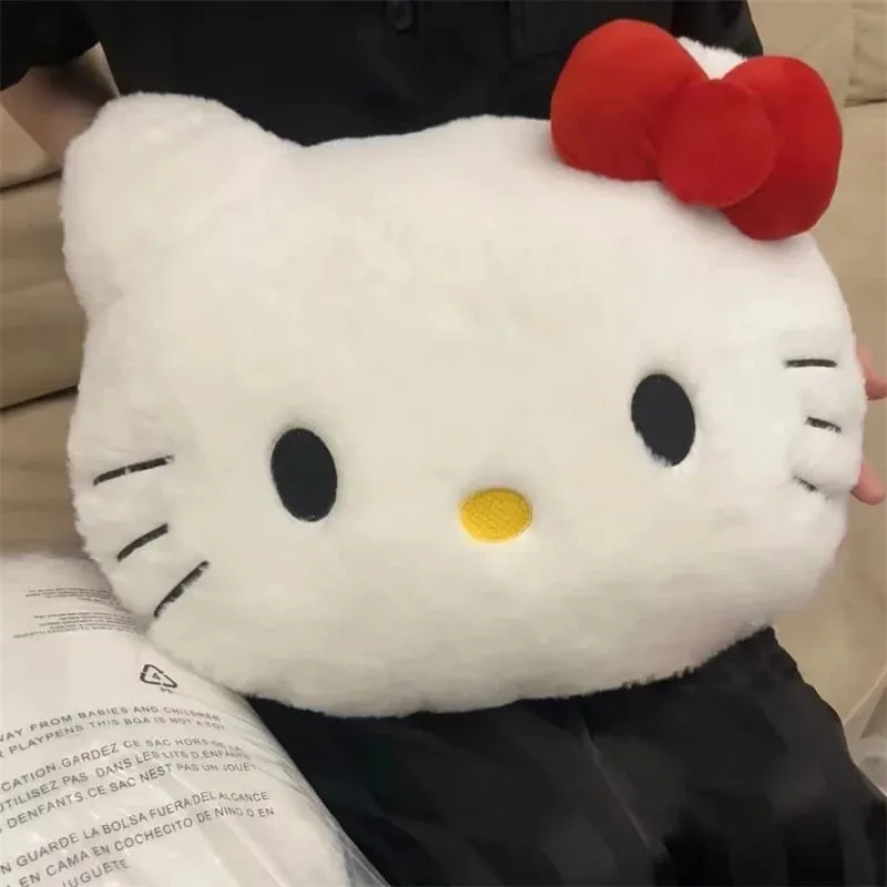 *Anime Sanrio Hello Kitty Cute Cartoon Head Plush Pillow Sofa Bedside Cushion Car Cushion Nap Pillow Birthday Gifts for Girl — image 9
