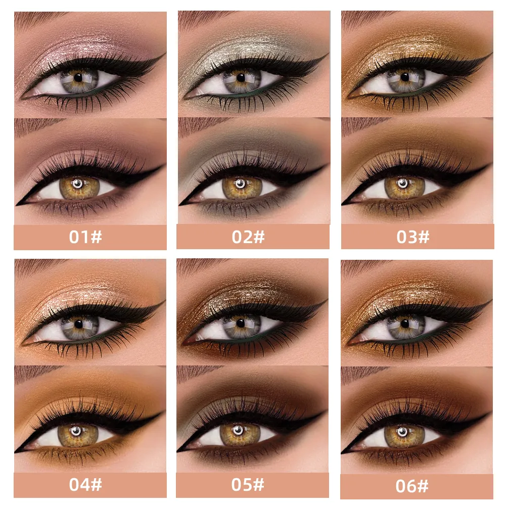 Double End Glitter Matte Eye shadow Stick Pencil Eyeshadow Makeup Waterproof Bicolor Shimmer Cosmetics Beauty Makeup Tool — image 3
