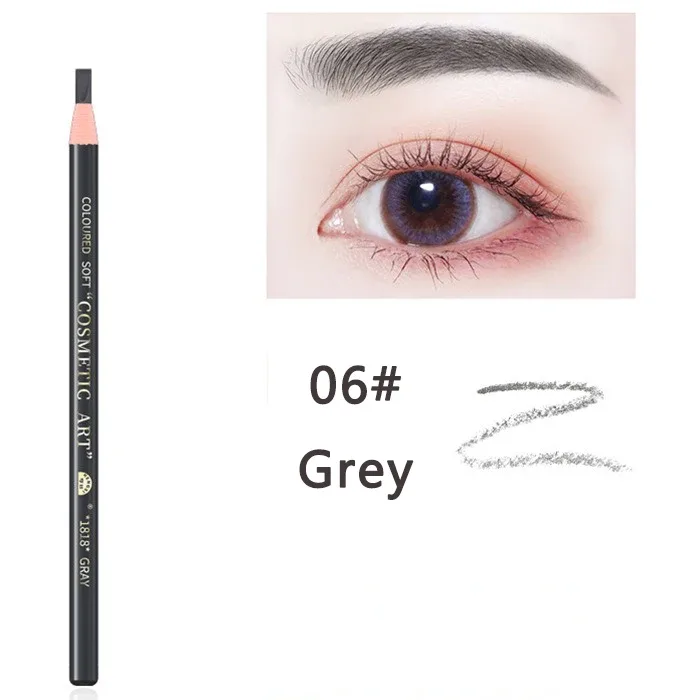 10pcs Brand Hengsi Pull Peel Eyebrow Pencil Brown Black Waterproof Eyebrow Enhancement Wholesale Cosmetics Long Lasting Beginner