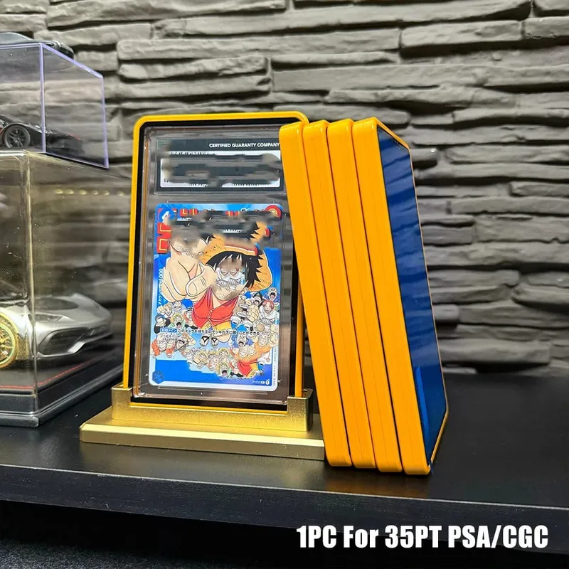Multicolor Gradient Color Aluminum Alloy Trading Card Protect Holder Metal Case For 35PT PSA CGC Graded Card