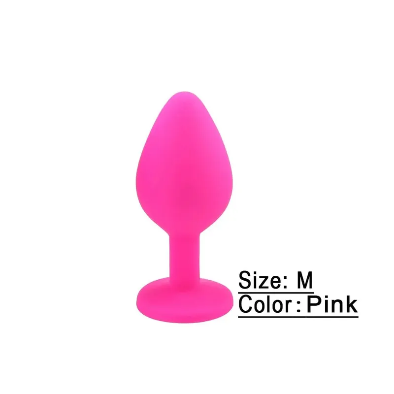 Plugue anal de silicone macio p/m/l, mini plugue erótico para bunda, brinquedo sexual para iniciantes, homens, mulheres, casais gays, estimulador de próstata, brinquedo de sexo anal