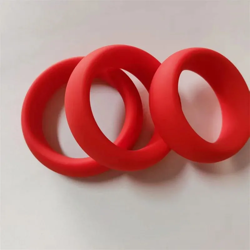 Male Penis Cock Ring Silicone Ball Stretcher Lock Delay Ejaculation Scrotum Testis Restraint Sex Toys for Men
