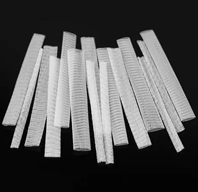 * * Wholesale 15pcs 1Pack White Make Up Cosmetic Brushes Guard Mesh Protectors Cover — image 3
