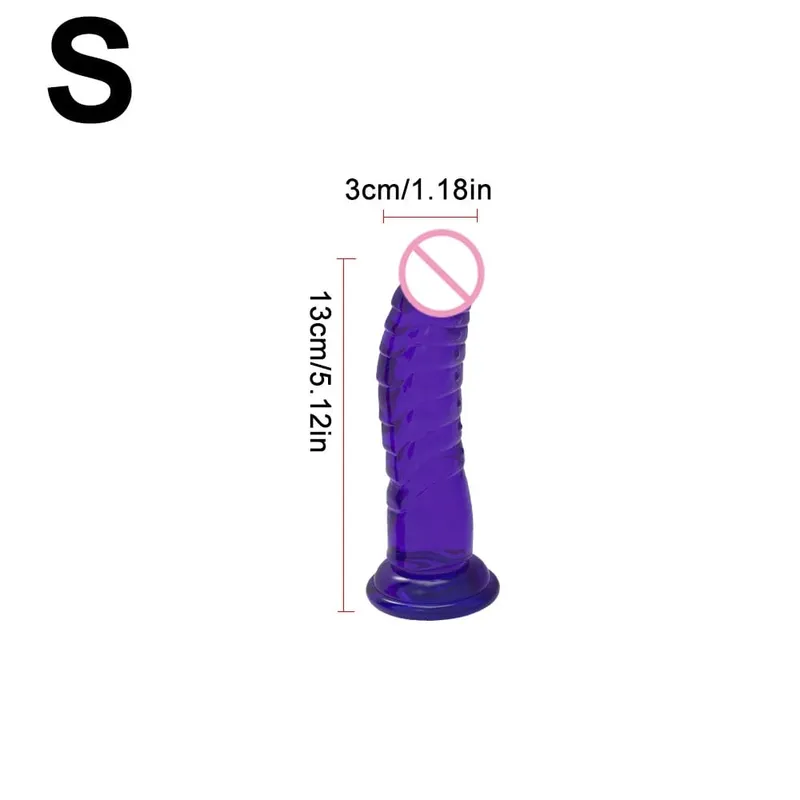 Realistische zwarte dildo met sterke zuignap, zacht penis-seksspeeltje voor vrouwen en mannen, handsfree anaal vaginaal speelgoed voor volwassenen in M