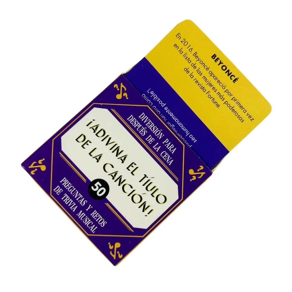 Mini Size English or Spanish Styles Mini Truth Or Dare Card Game Name That Tune How Well Name That Word This Game for Party Play — image 2