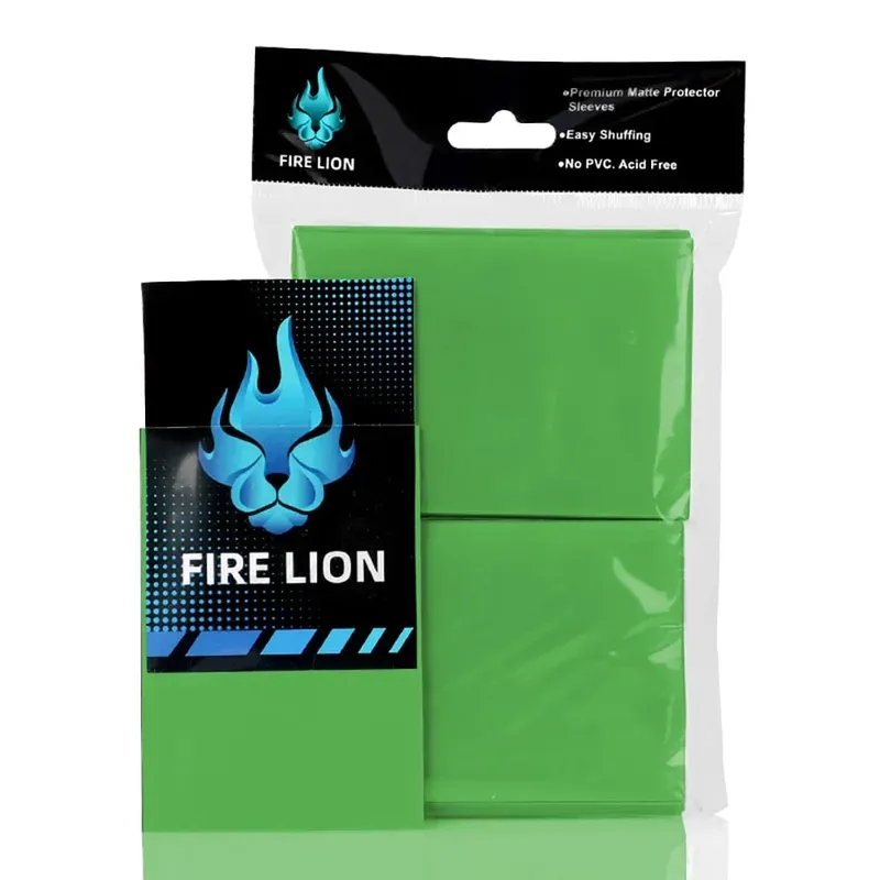 66x91mm 100PCS/Set Solid Matte Trading Card Sleeves Standard Size Card Protector for PTCG/TCG /MTG