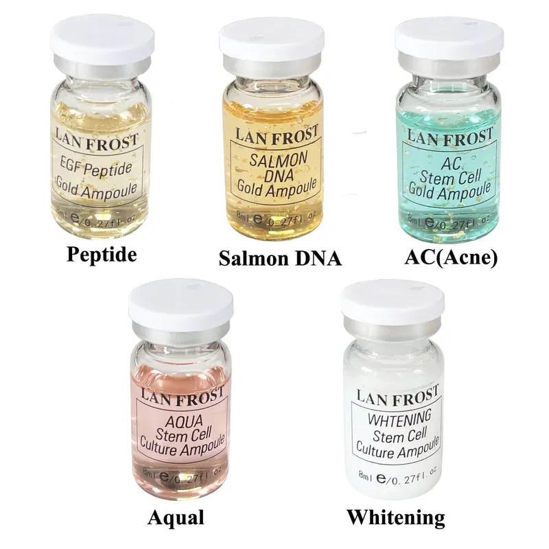 8ml BB Cream Hyaluronic Acid Facial Glow Serum Ampoule Essence Peptide Moisturizing Foundation Skin Rejuvenation Face Care