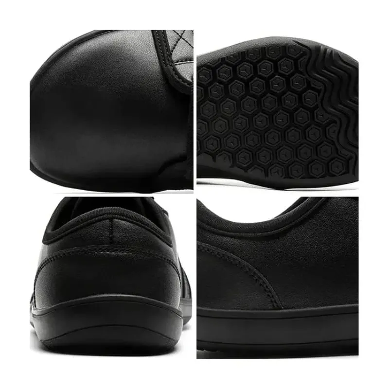 2025 New Minimalist Shoes for Men Women Wide Toe Barefoot Zero Drop Shoes Casual Artificial Leather Lightweight Walking Sneakers