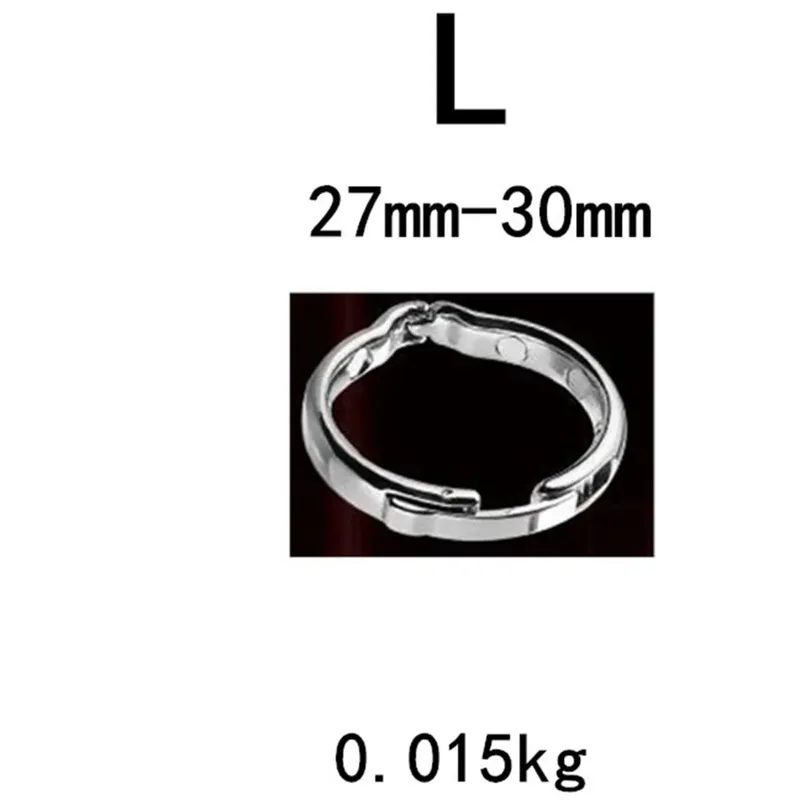 Metal Dick Cock Ring For Men Delay Ejaculation Adjustable Various Sizes Stainless Steel Penis Bondage Erection Adults Sex Toys