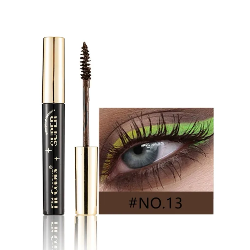 12 Colors Colored Mascara Waterproof Long-lasting Volumizing Curling Non-flaking Rainbow Eye Makeup Purple Blue Pink Green Red — image 16