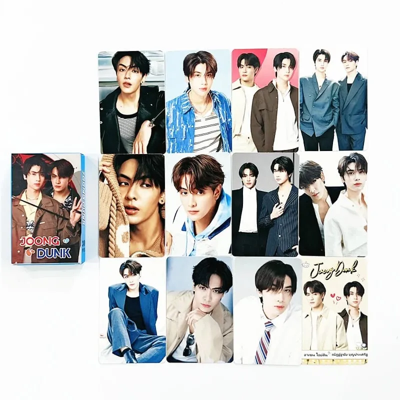 30PCS Thai Drama CP JoongDunk Photo Cards Set - Dunk & Joong Idol Double Sided LOMO Cards Perfect Gift for Fans