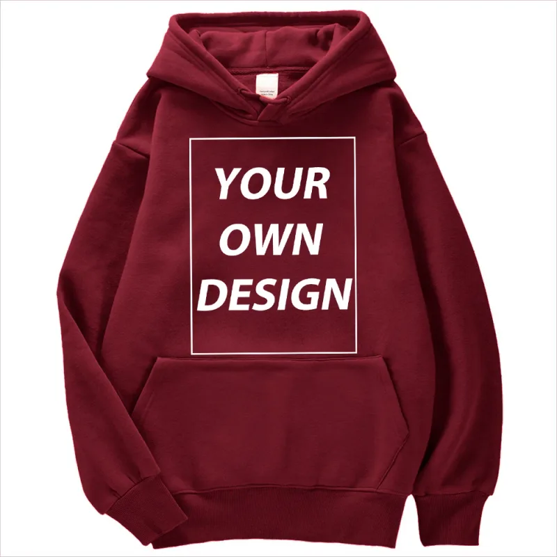 Personalizado diy impressão homem mulher outono inverno hoodies casual clássico pullovers simples confortável streetwear macio quente roupas esportivas