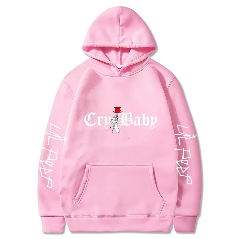 Men's Lil Peep Hoodie – Emo Rap Fan Pullover with "Lil Peep" Sleeve Text – Cozy Unisex Streetwear for Concerts casual Wear — image 18