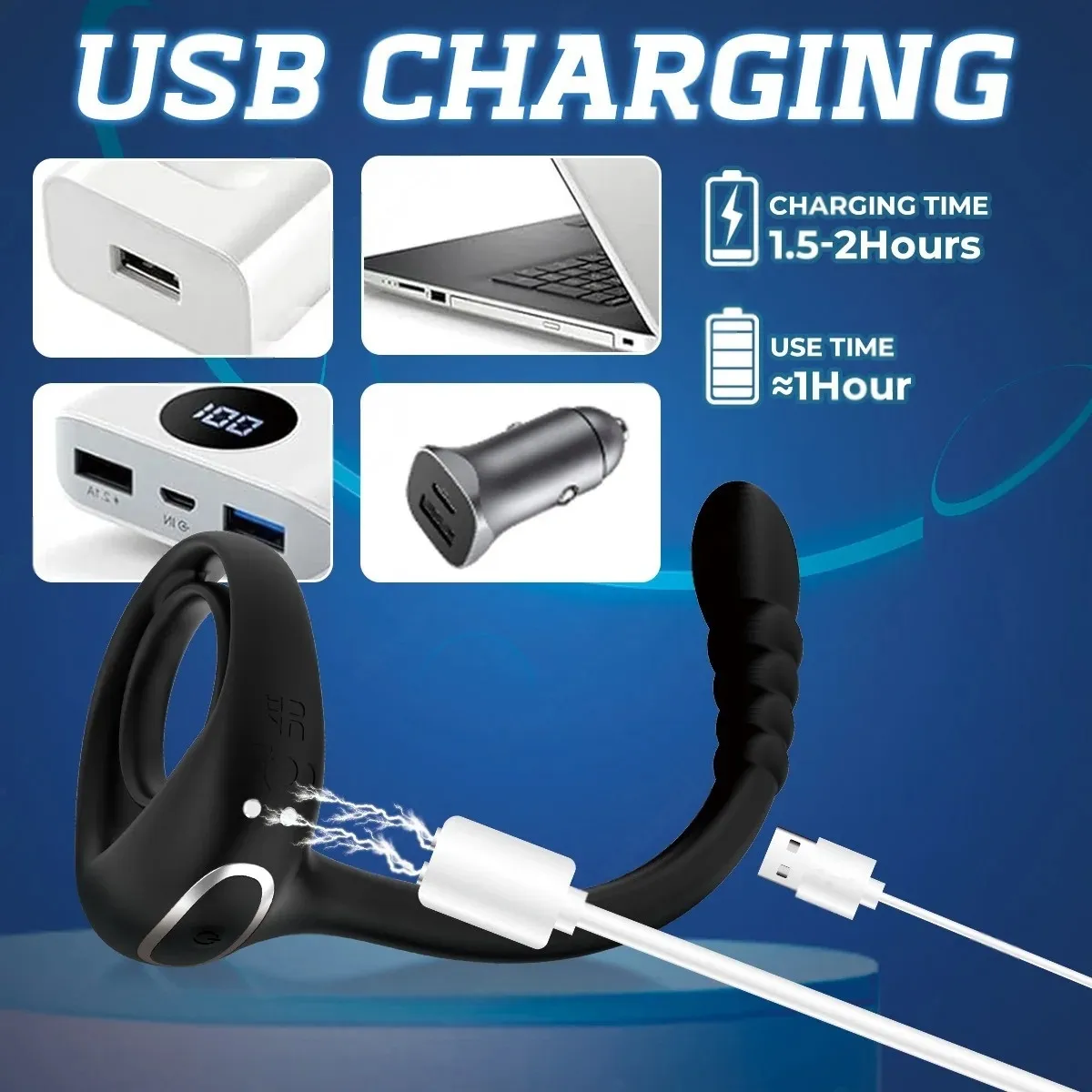 Remote Cock Ring for Men Anal Butt Plug Stimulator APP Control Prostate Penis Massager Masturbator Adult Sex Toys for Gay 18+