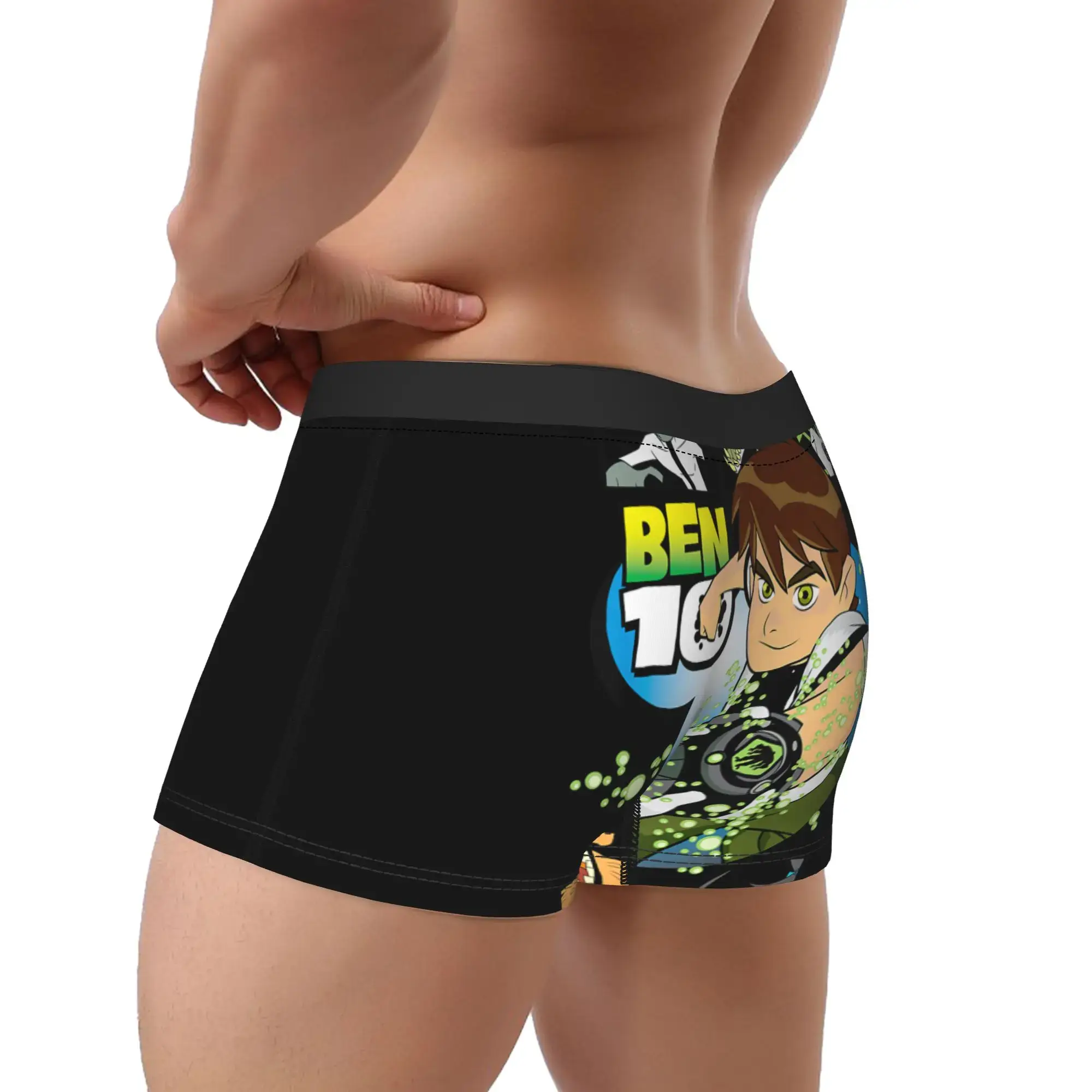 Ben 10 Aliens ondergoed klassiek slipje douane shorts slips voor mannen 3D zakje plus size kofferbak