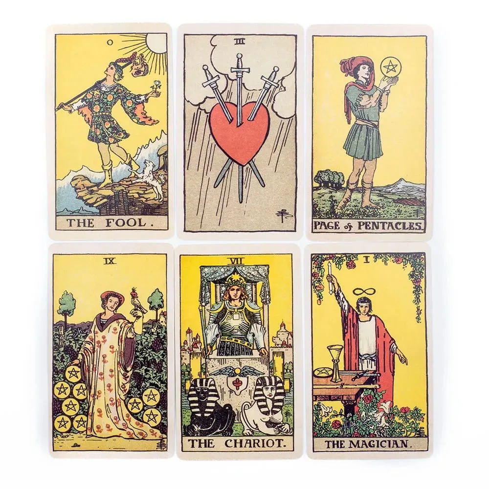 The Classic Tarot Board Game For Beginners 78Pcs 10.4x6.1cm Oracle Card with Guidebook and Beautiful Illustrations