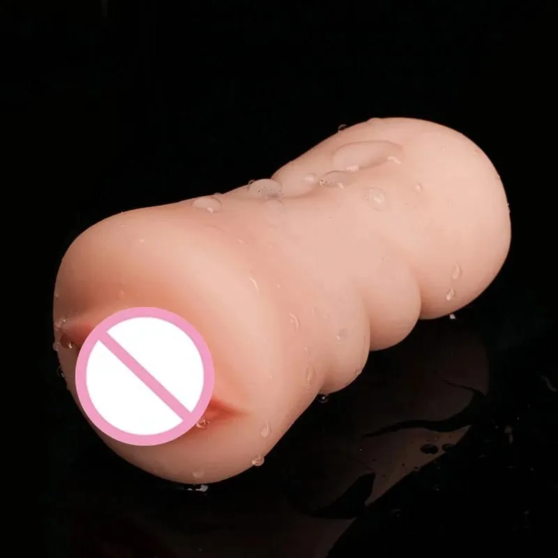 Coppa per masturbazione maschile in TPE morbido - Labbra 3D realistiche per allenamento orale Coppa per aereo riutilizzabile Giocattolo del sesso per adulti per uomini Massaggiatore Piacere