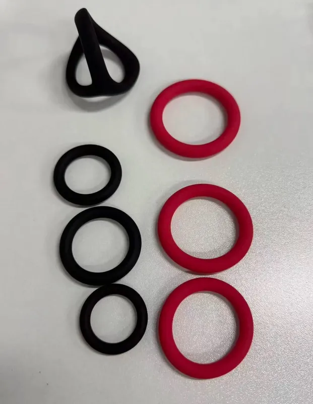 Cock Ring Reusable Silicone Penis Ring Delayed Ejaculation Penis Enlargement Dick Enlarger Semen Semen Lock Ring Sex Toy Men