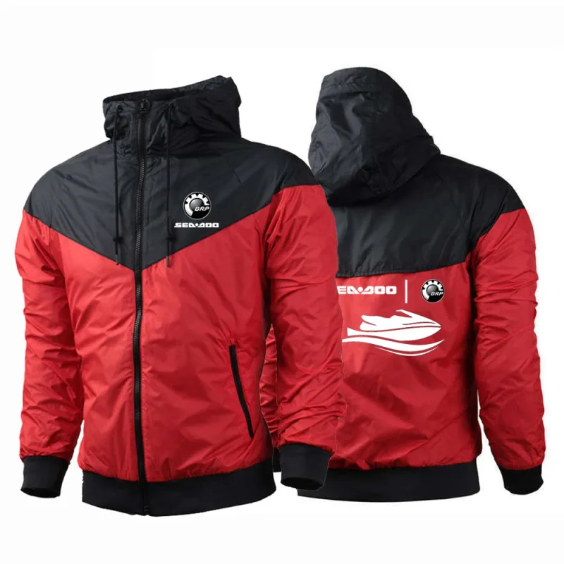 Sea Doo Seadoo Moto 2024 New Men's Printing Five-Color Windbreaker Spring and Autumn Harajuku Fashion Zipper Jacket Tops — image 9