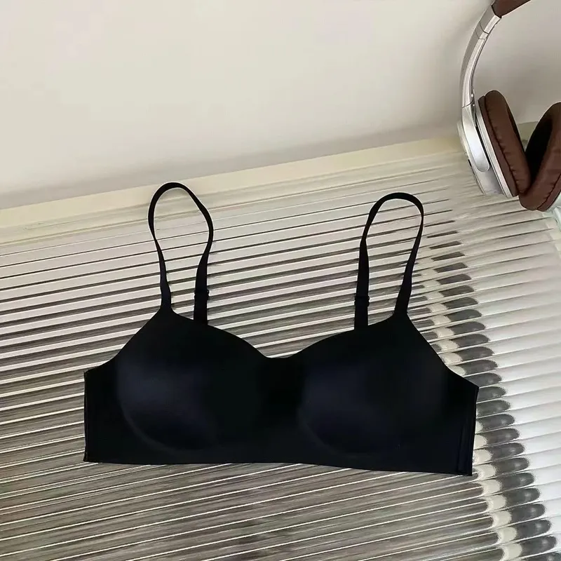 Bezešvé podprsenky pro ženy s malým hrudníkem 1/2 šálku push up podprsenka bez drátěnky dámské spodní prádlo sexy spodní prádlo ženy intimky — image 9