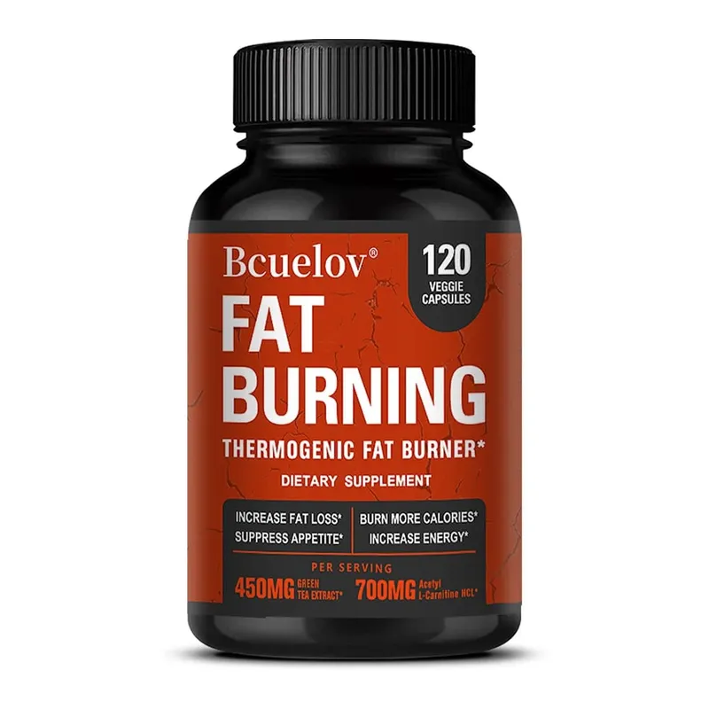 Acetyl-L-Carnitine Green Tea Extract and Caffeine Support Fat Burning Metabolism Improve Mood 30/60/120 Capsules