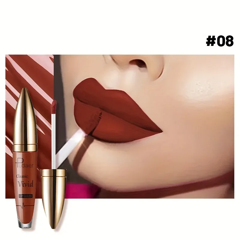 High Pigmented Matte Lip Glaze - Long-Lasting Smudge Proof Liquid Lipstick Makeup Valentine's Day Gifts Women's Day Gift